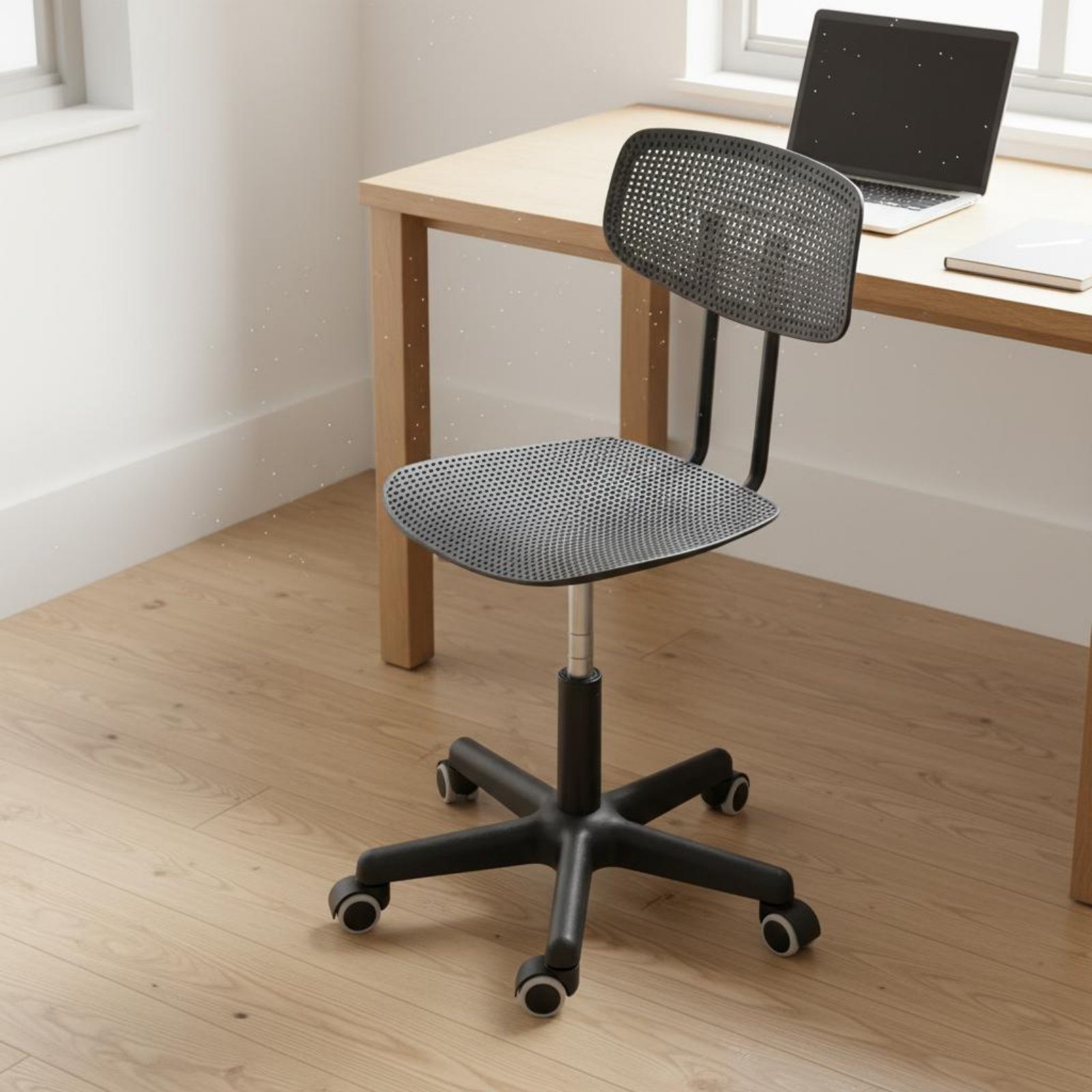 Office Chair - Silla de escritorio con ruedas ajustable,