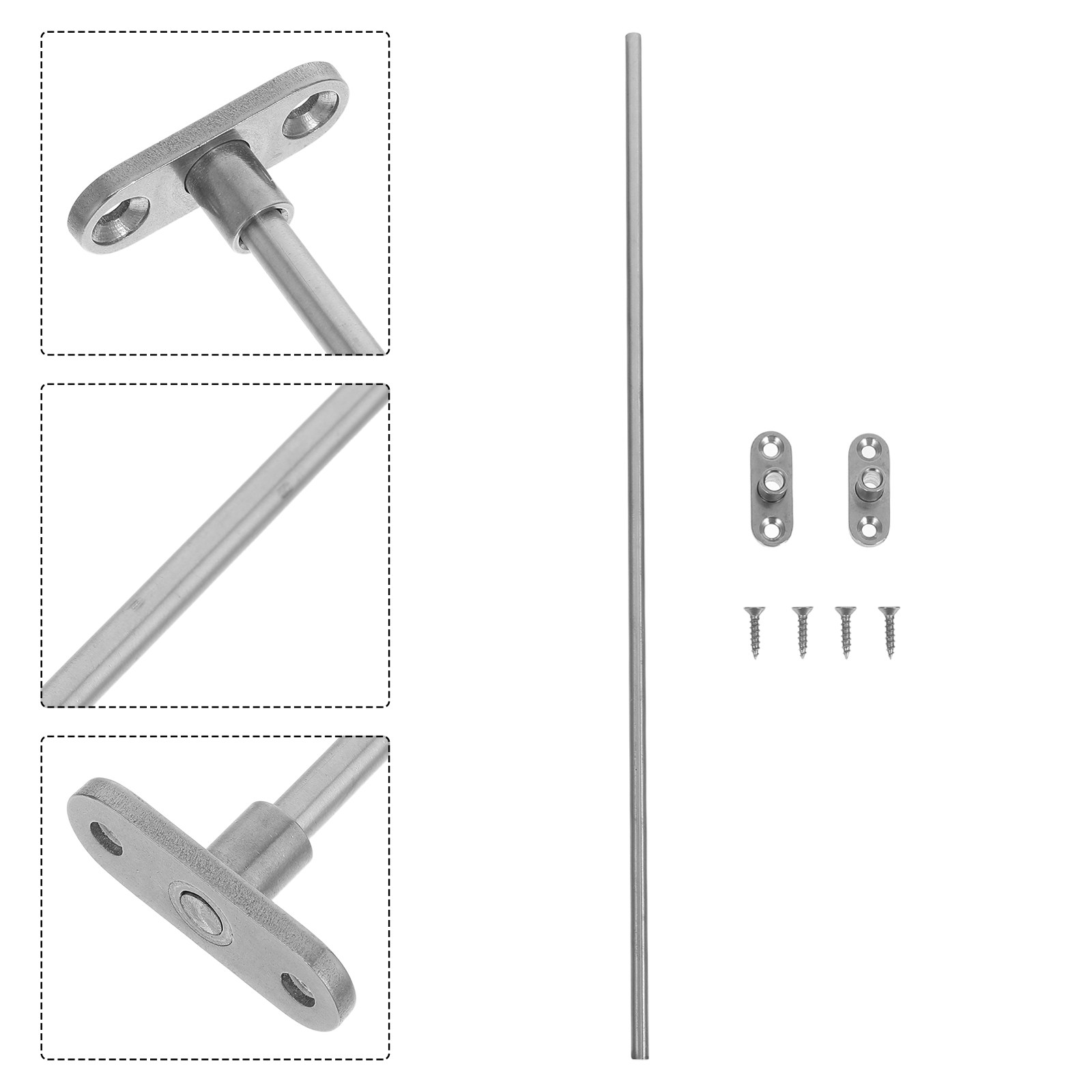 File Cabinet - Barra de acero inoxidable de 30