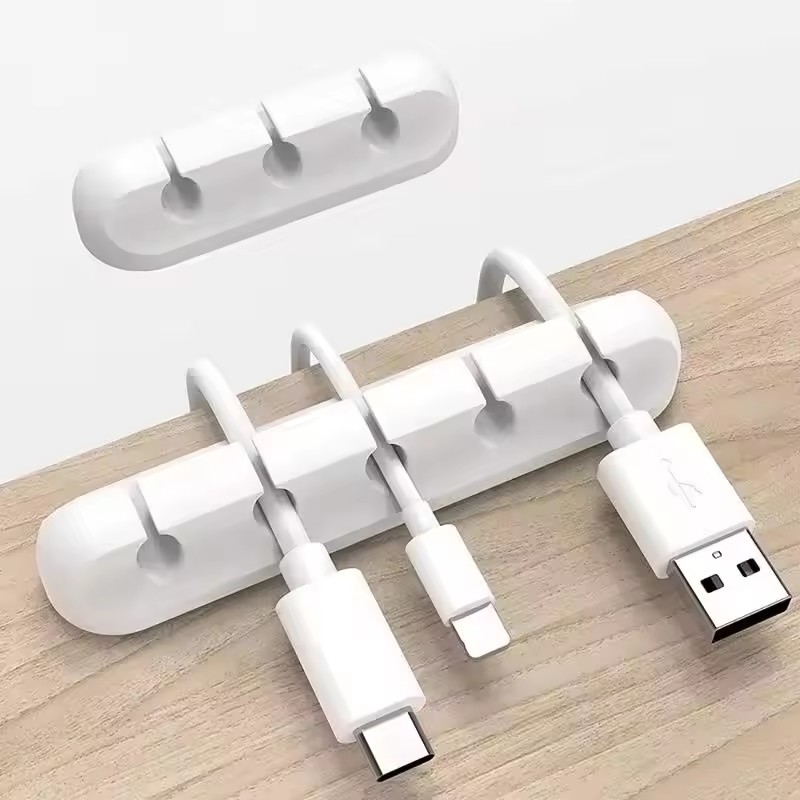Desk Organizer - Organizador de Cables USB de Silicona,