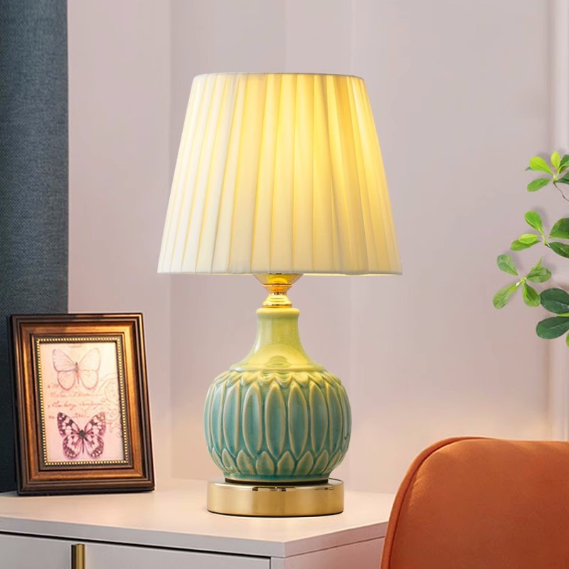 Lámpara de escritorio de cerám - Desk Lamp reseña y precio