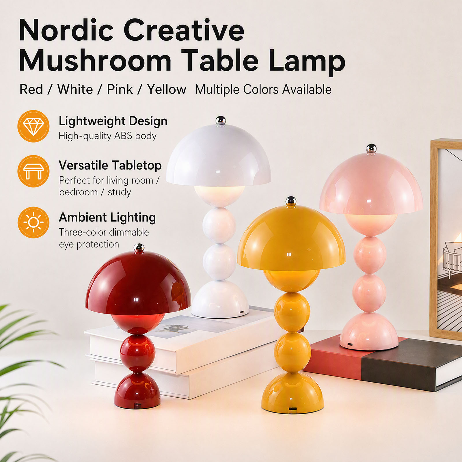 Lámpara de mesa con forma de f - Desk Lamp reseña y precio