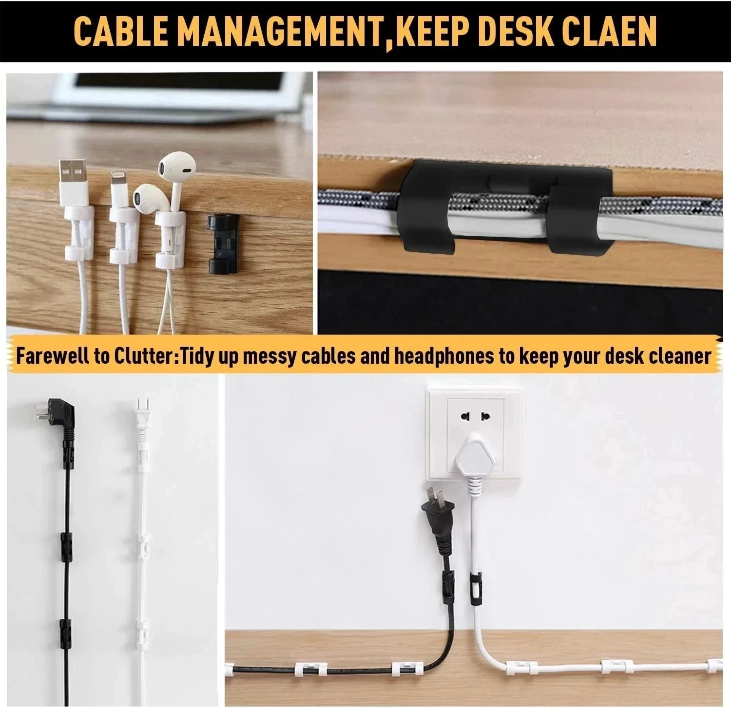Organizador de clips para cabl - Desk Organizer reseña y precio