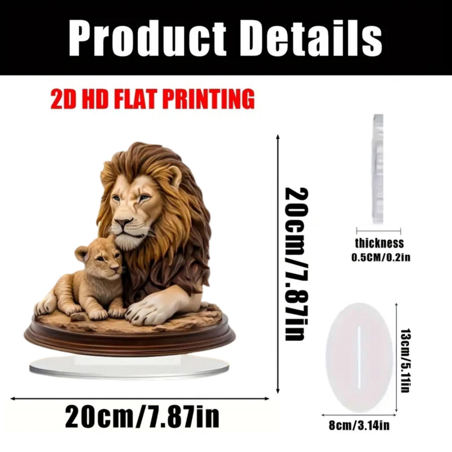 Estatua de león masculino, est - Office Furniture Brands reseña y precio