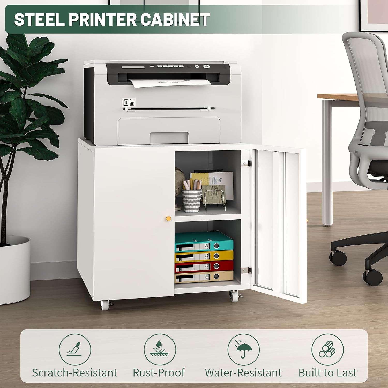 Soporte rodante grande para im - Printer Stand reseña y precio