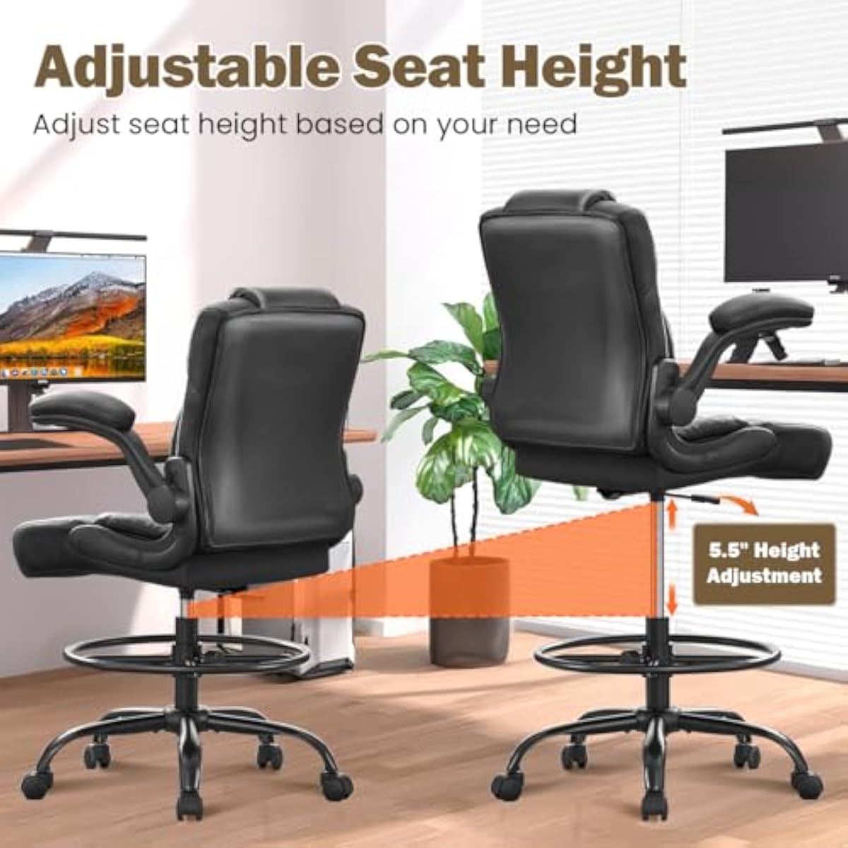 Taburete Ergonómico Alto para  - Standing Desk reseña y precio