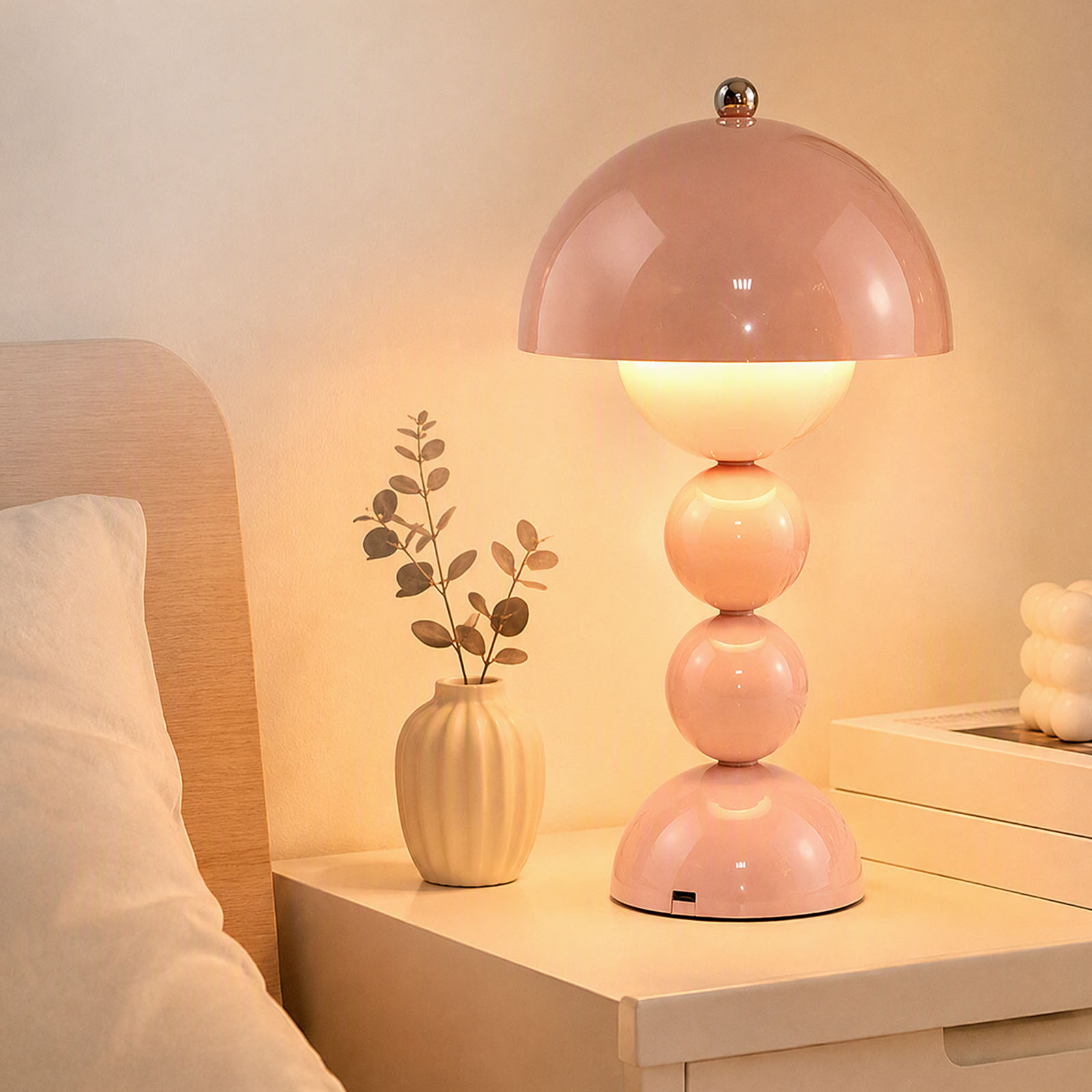 Lámpara de mesa vintage con fo - Desk Lamp reseña y precio